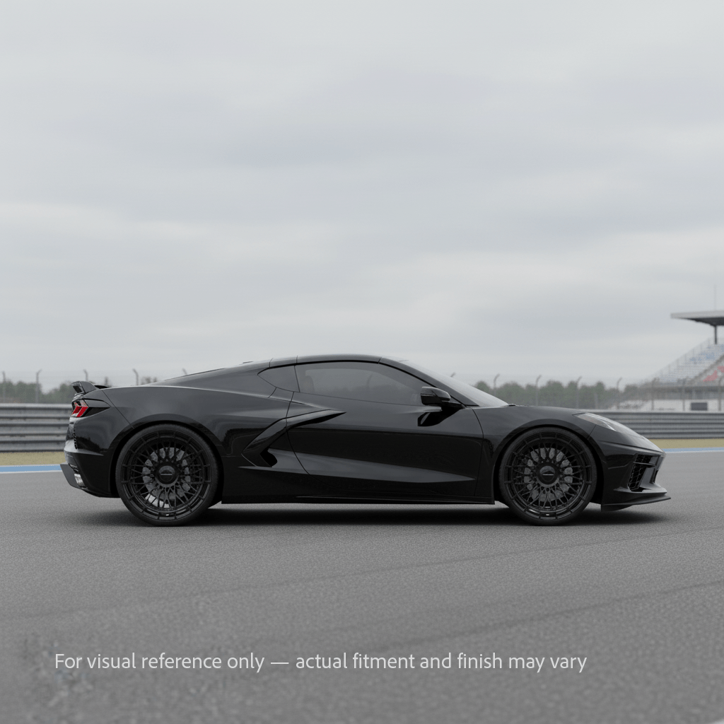 WC - LX10F Forged 20x9 / 21x12 wheels for C8 Corvette Stingray / Z51 - Gem Motorsports