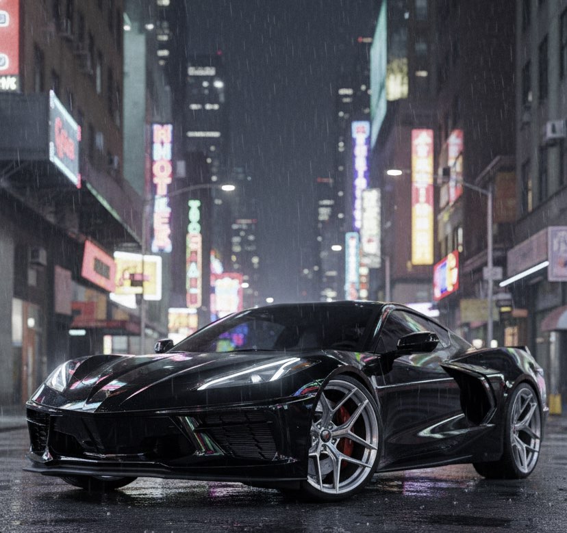 Corvette C8 — Night run