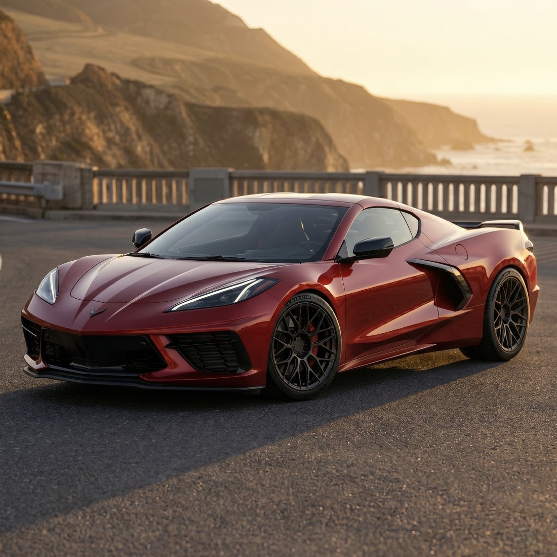 C8 Corvette on WC Forged wheels