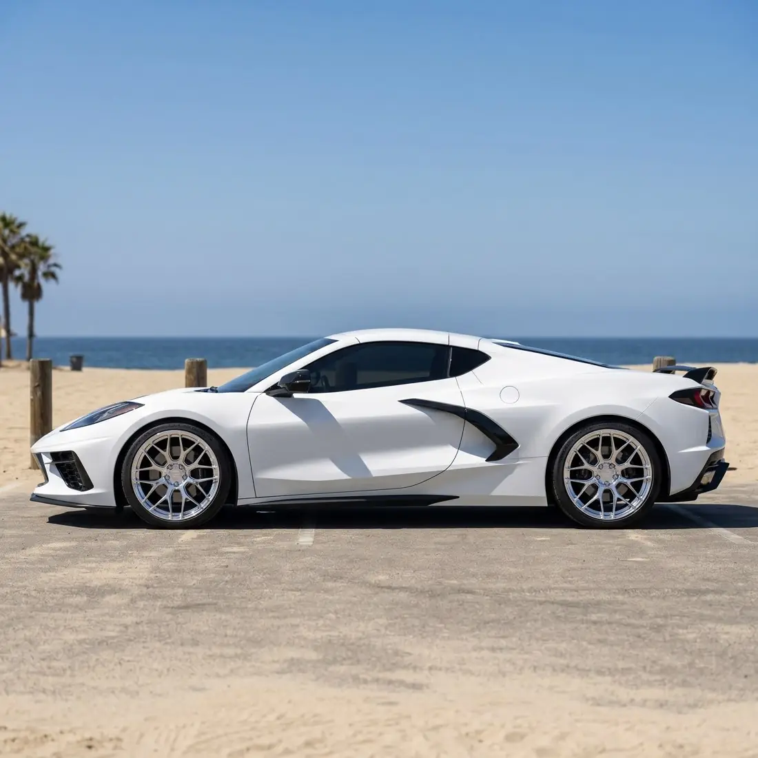 C8 on WC Forged wheels, WC20 · Chrome