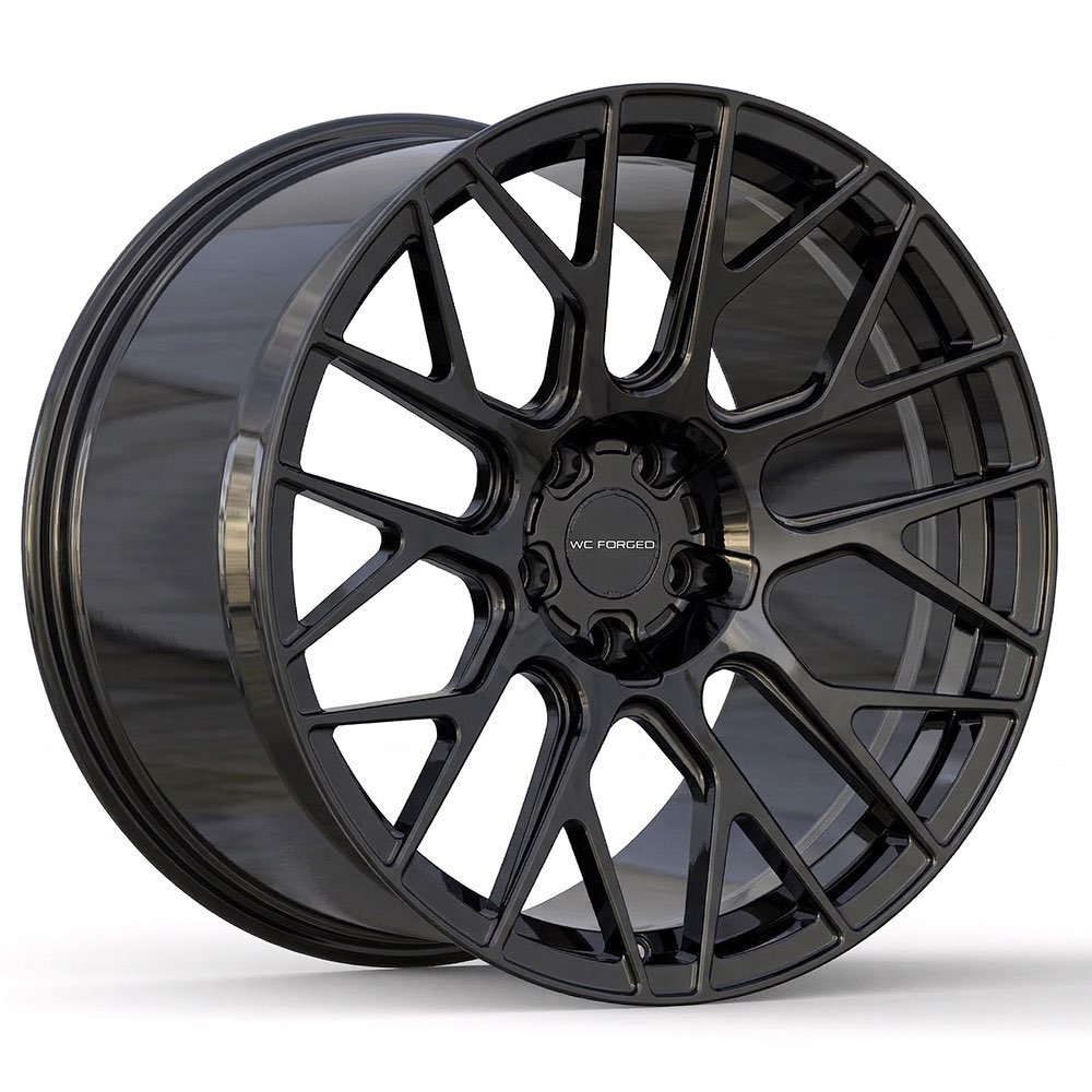 WC20 forged wheel, gloss black