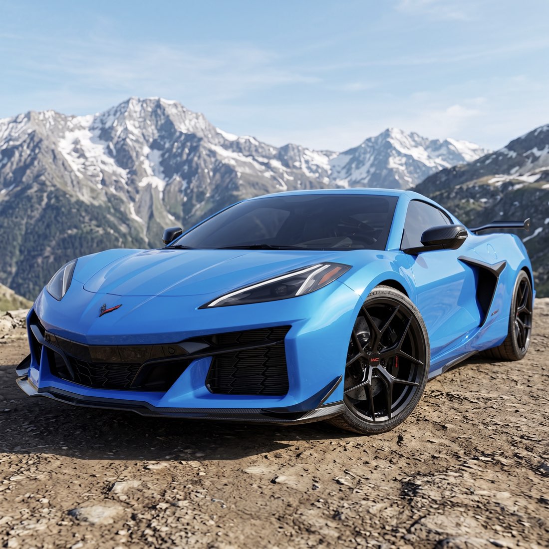 Corvette C8 Z06 — Gloss black