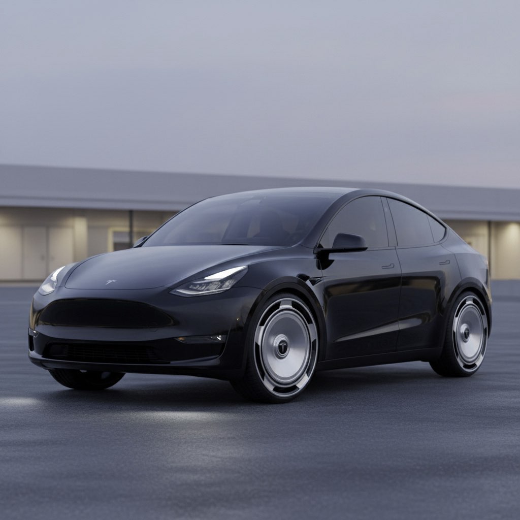 Tesla Model Y — WCL1 · Brushed aluminum